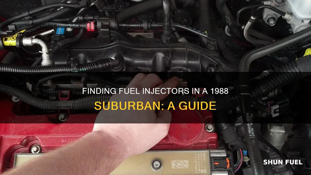 where are fuel injectors in my 1988 suburban
