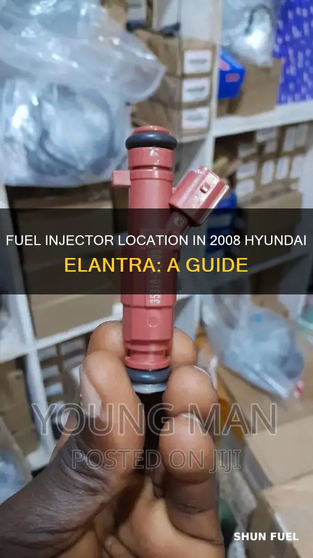 where are fuel injectors on hyundai elantra 2008