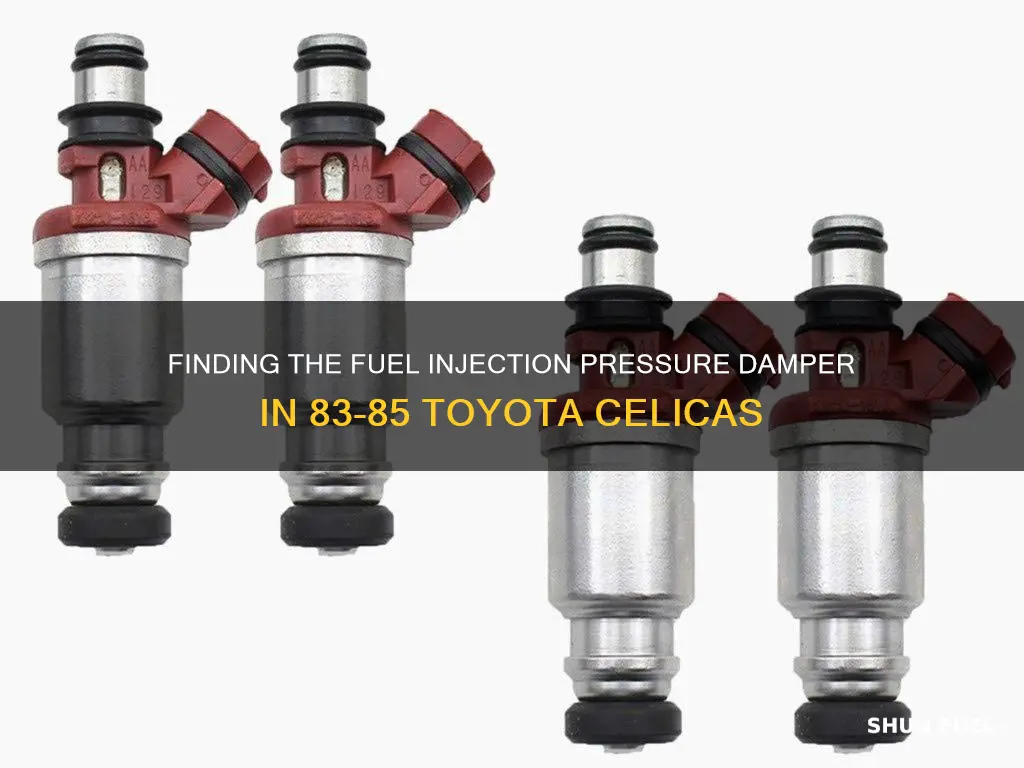 where are located 83-85-toyota celica fuel-injection-pressure-damper