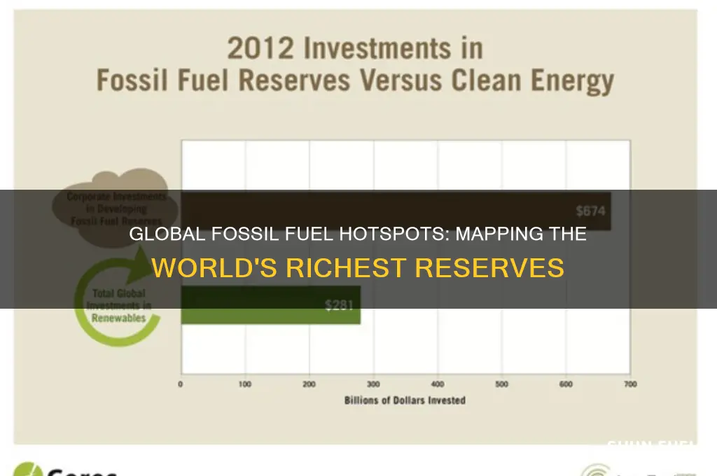where are most fossil fuels heavily located in the world
