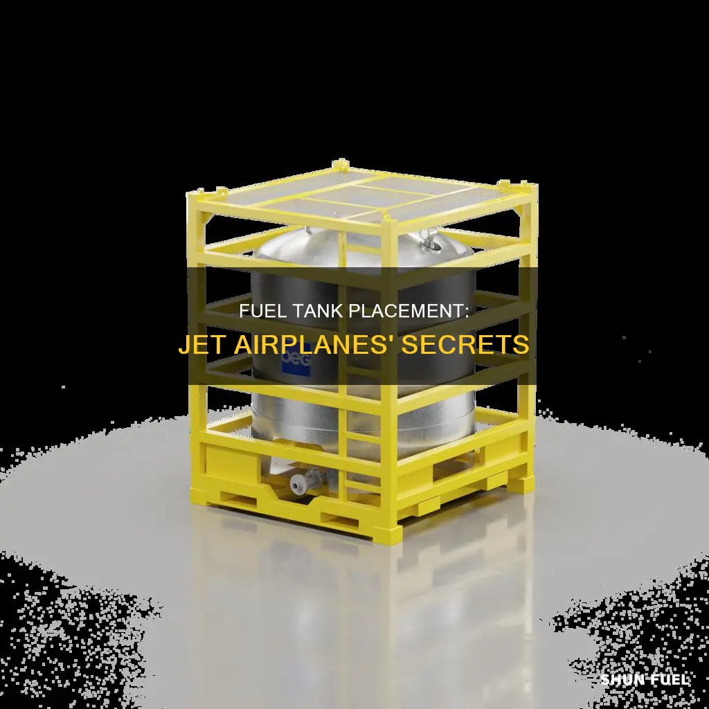 where are teh fuel tanks on jet airplanes