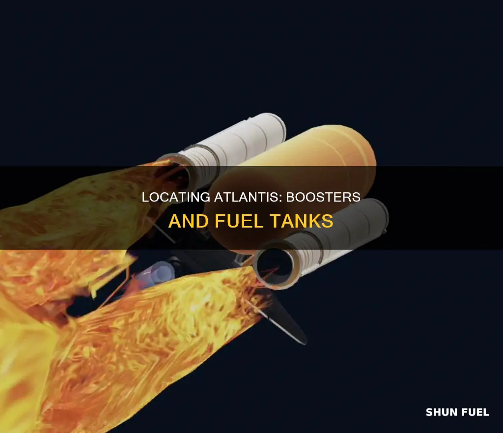 where are the boosters and fuel tanks for atlantis