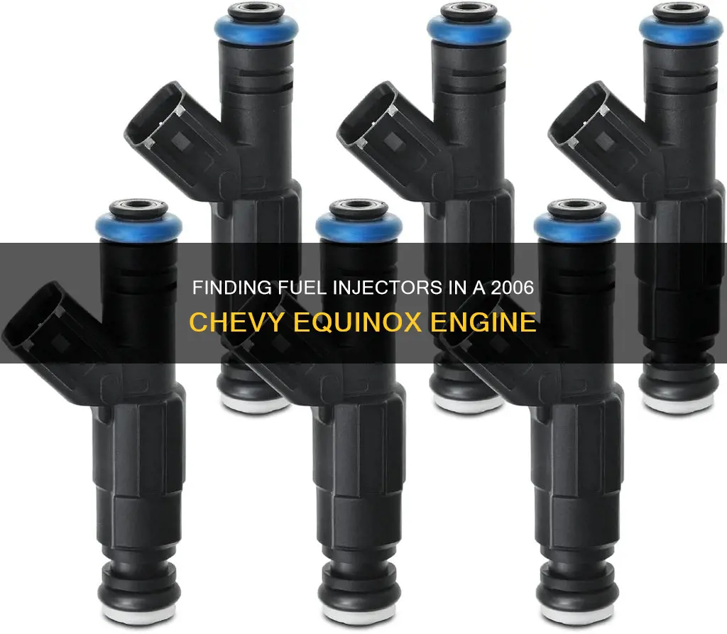 where are the fuel injectors on a 2006 chevy equinox