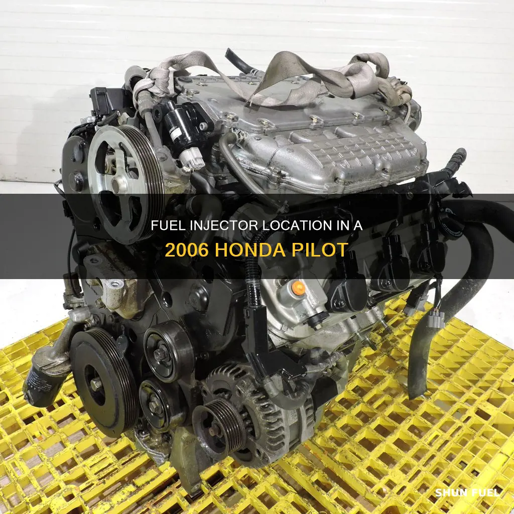 where are the fuel injectors on a 2006 honda pilot