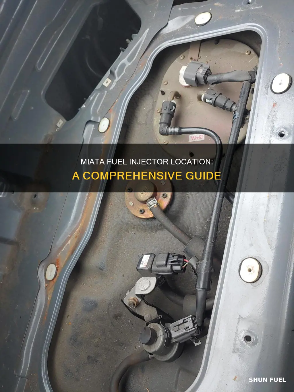 where are the fuel injectors on a miata