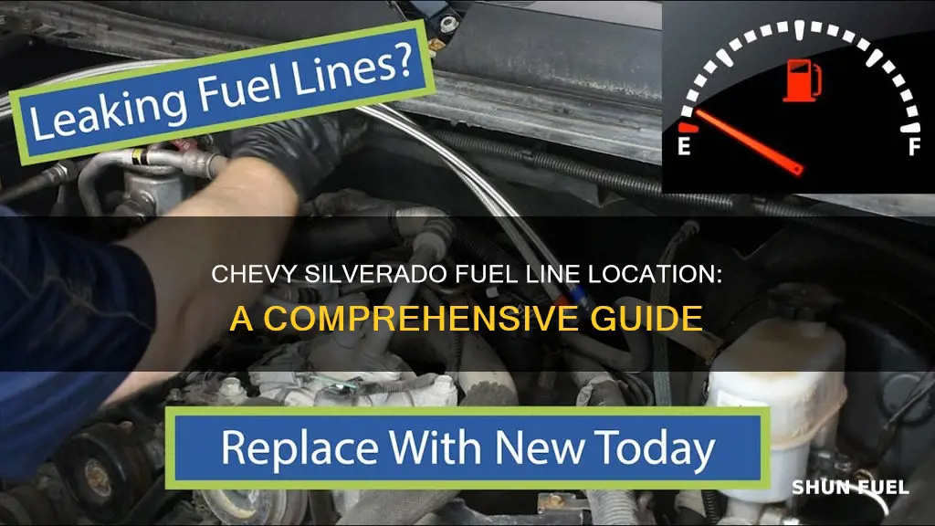 where are the fuel lines located on a chevy silverado