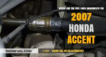 2007 Honda Accent Fuel Line Location: Under the Hood