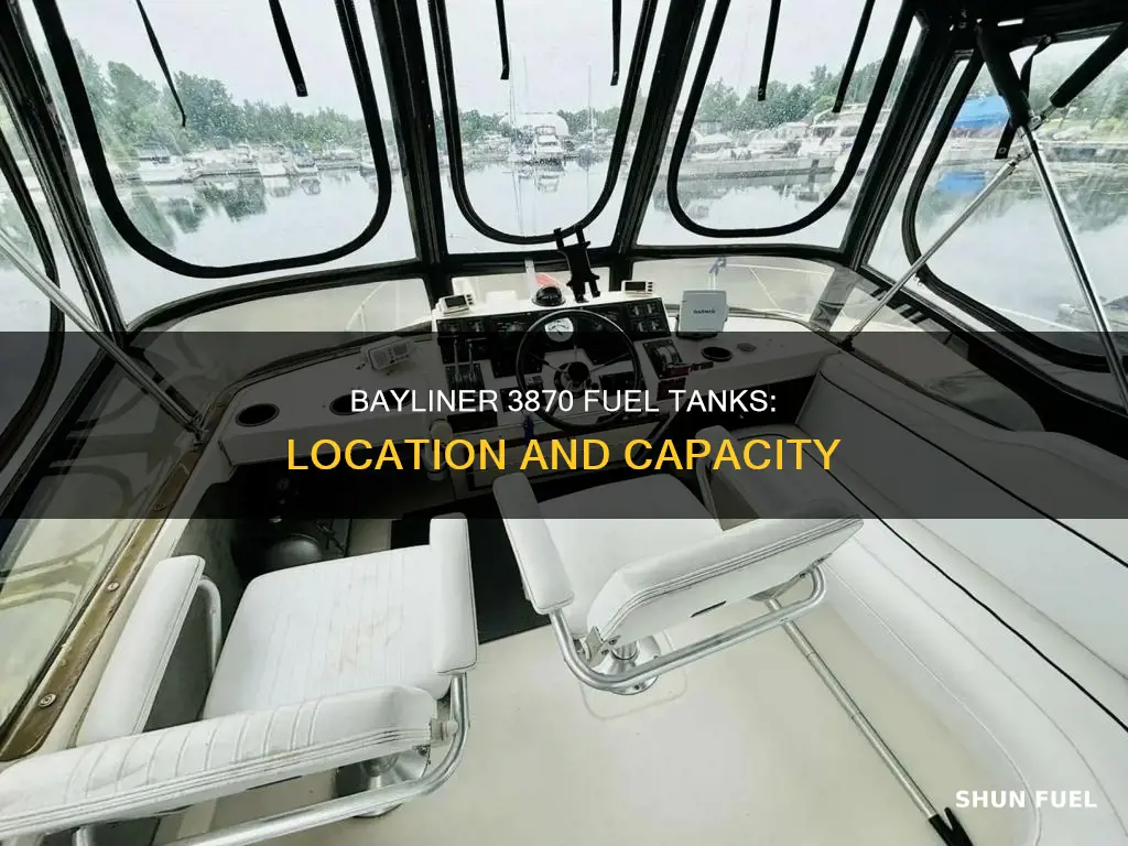 where are the fuel tanks in a bayliner 3870