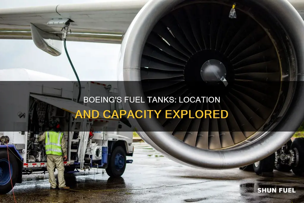 where are the fuel tanks in a boeing