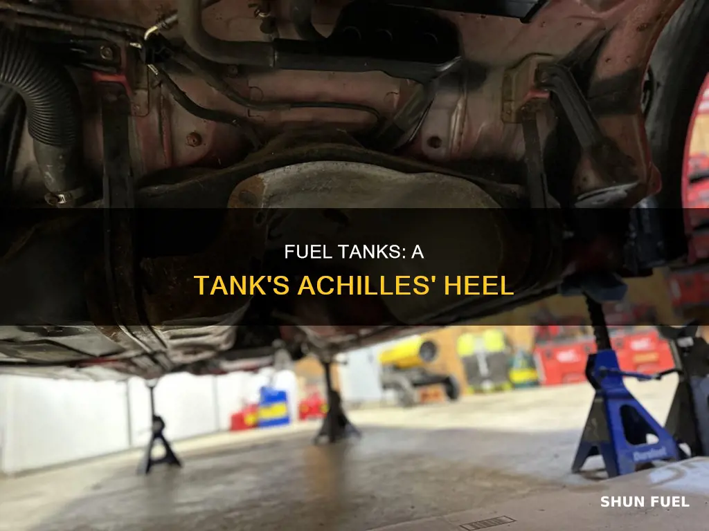 where are the fuel tanks on a tank