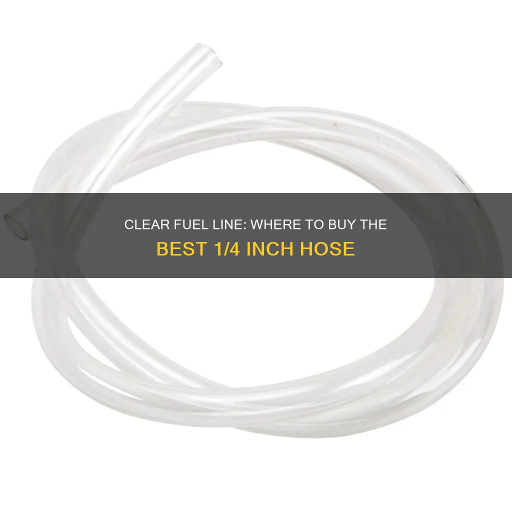 where buy 1 4 clear fuel line