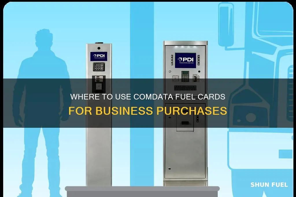 where can comdata cards be used to purchase fuel