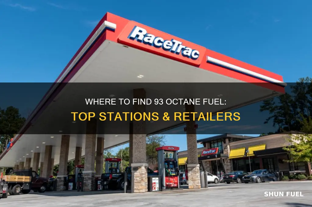 where can i buy 93 octane fuel