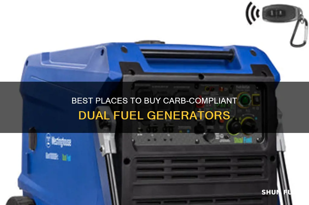 where can i buy a dual fuel carb compliant generator