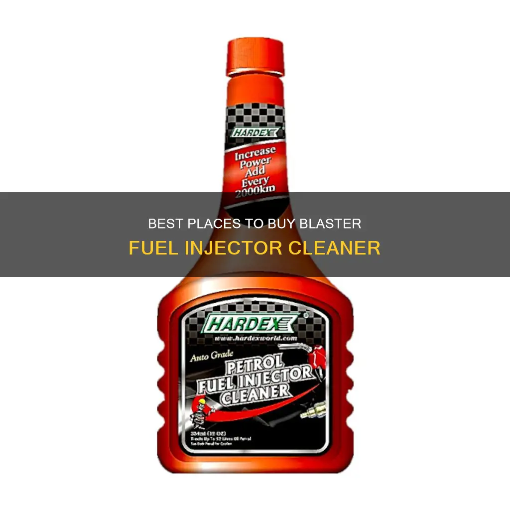 where can i buy blaster fuel injector cleaner