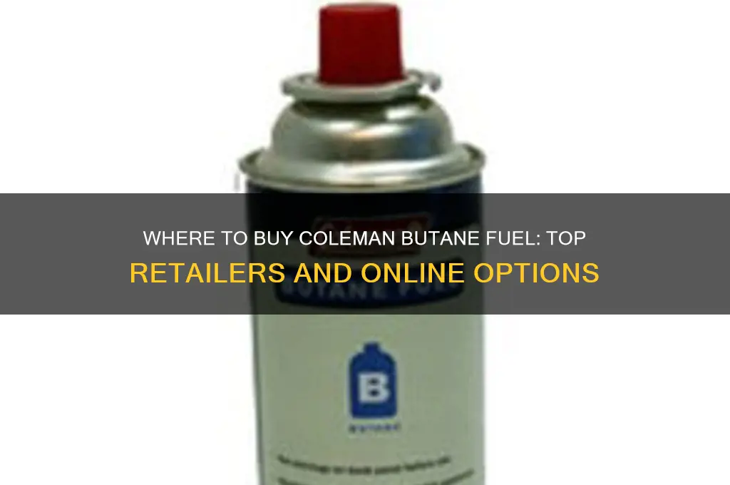 where can i buy coleman butane fuel