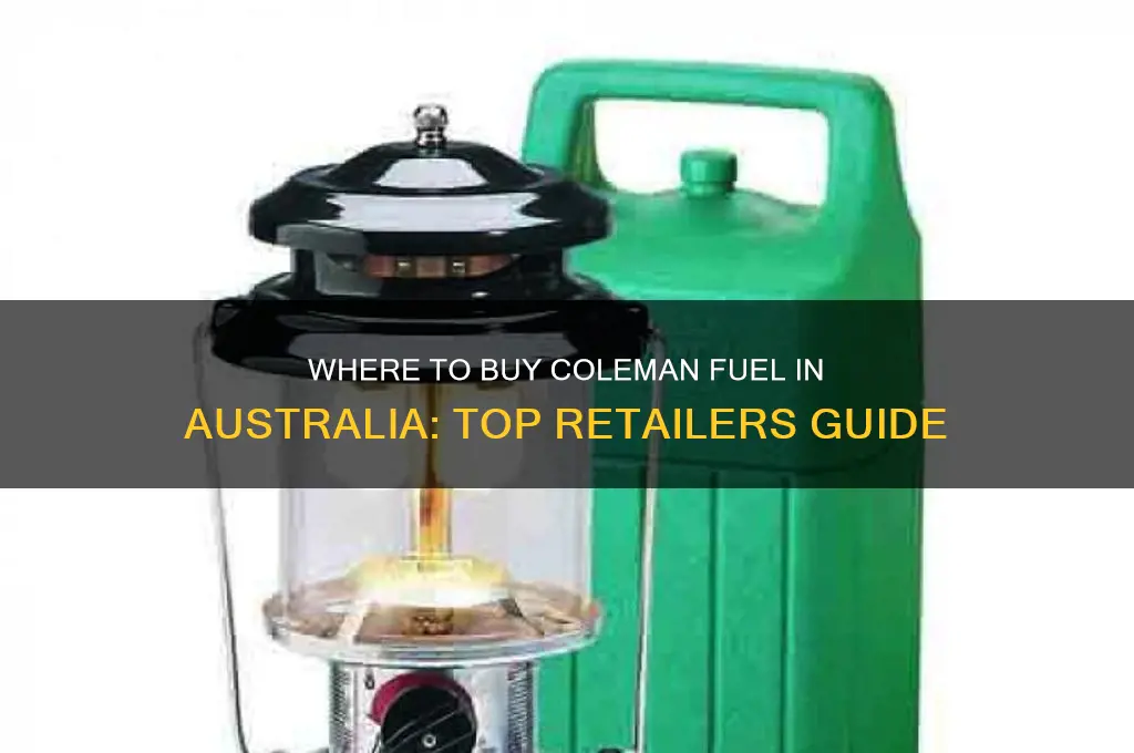 where can i buy coleman fuel australia
