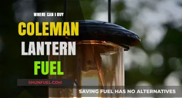 Where to Buy Coleman Lantern Fuel: Top Retailers and Online Options