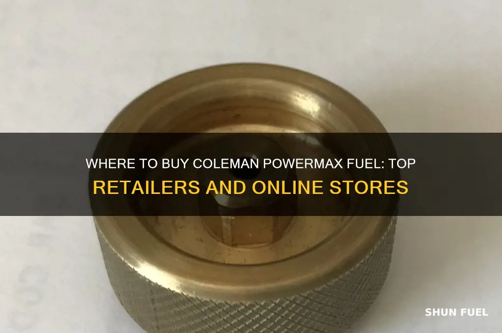 where can i buy coleman powermax fuel