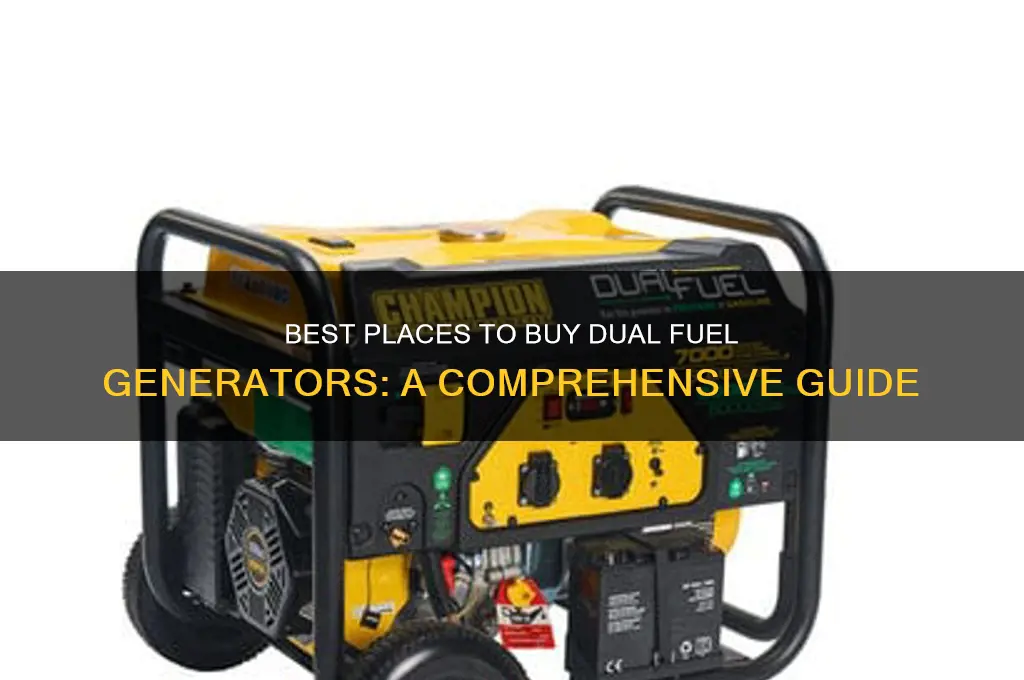 where can i buy generator dual fuel