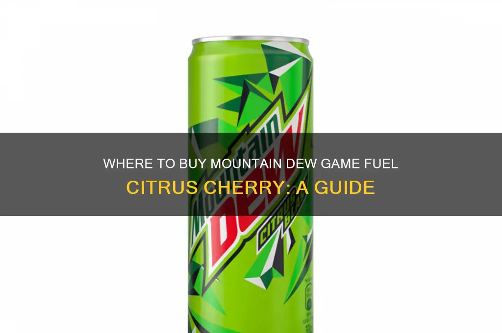 where can i buy mountain dew game fuel citrus cherry