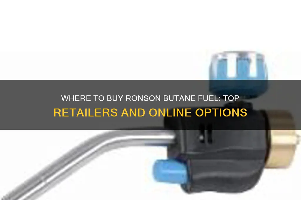 where can i buy ronson butane fuel