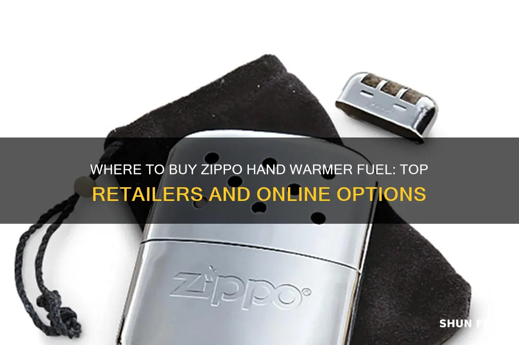 where can i buy zippo hand warmer fuel
