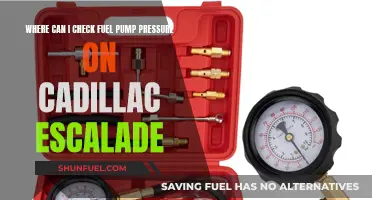 Checking Fuel Pump Pressure in Your Cadillac Escalade