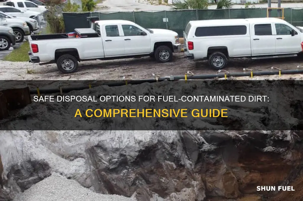 where can i dispose of fuel contaminated dirt