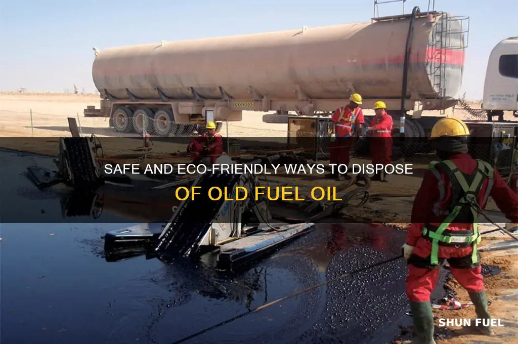 where can i dispose of old fuel oil