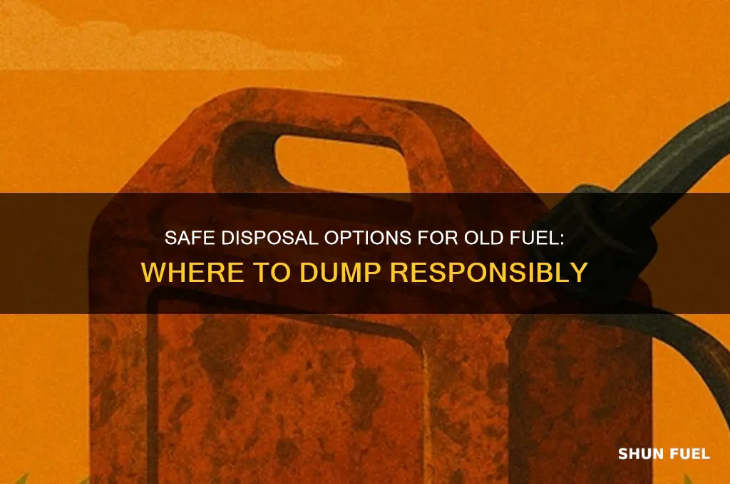 where can i dump old fuel