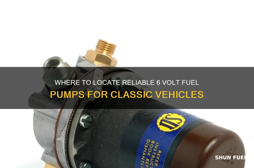 where can i find 6 volt fuel pumps