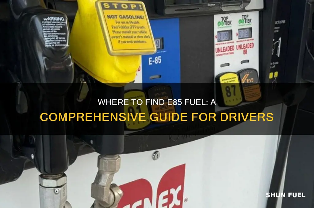 where can i find e85 fuel
