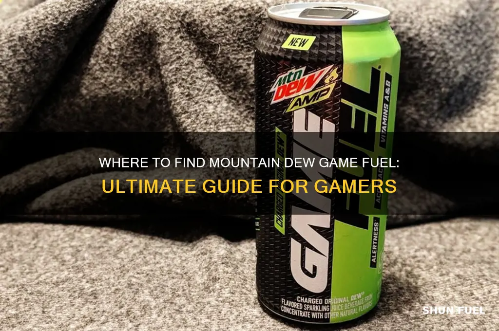 where can i find mountain dew game fuel