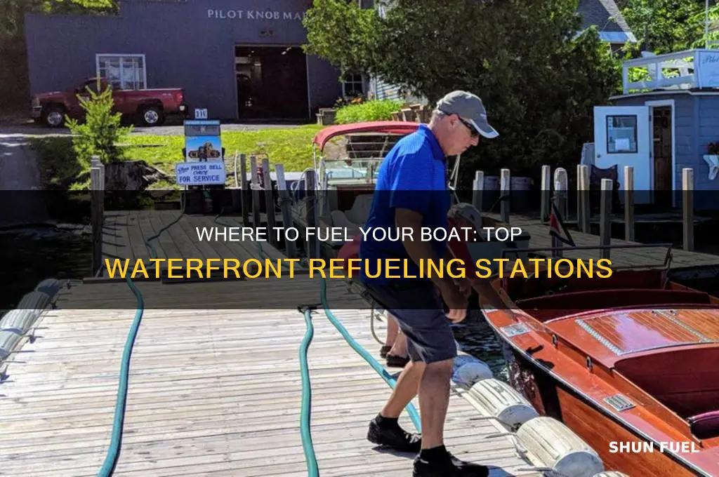 where can i fuel my boat in the water
