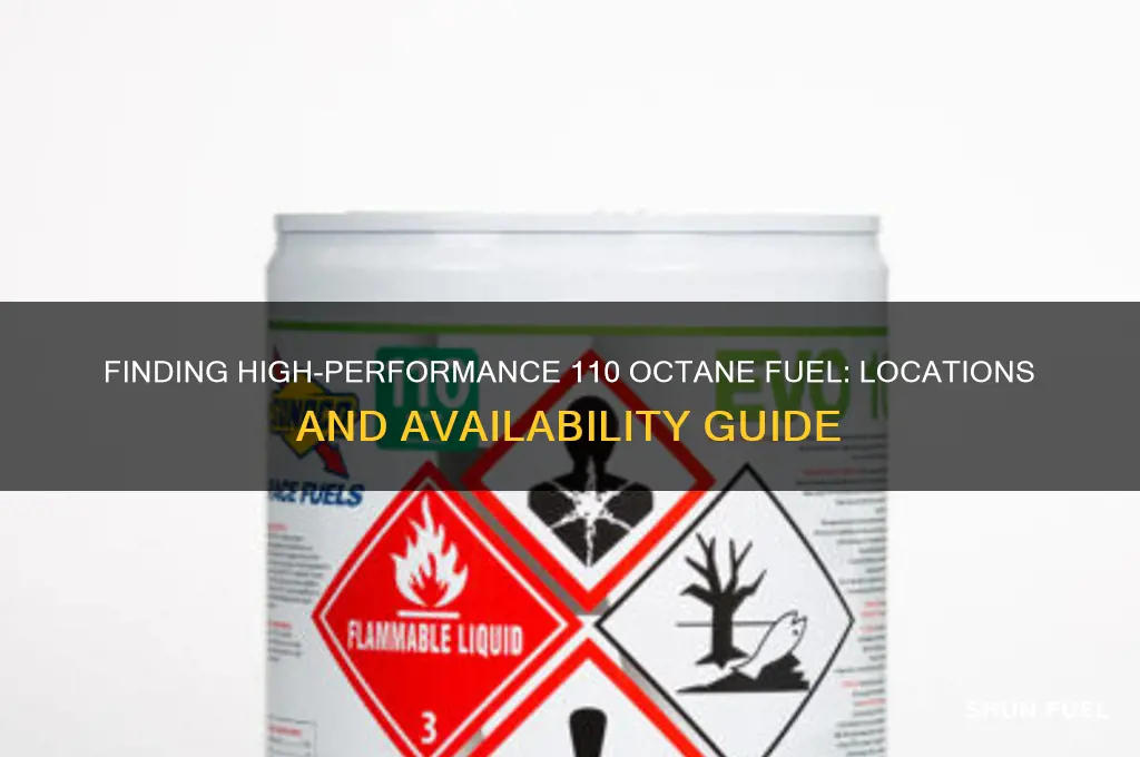 where can i get 110 octane fuel