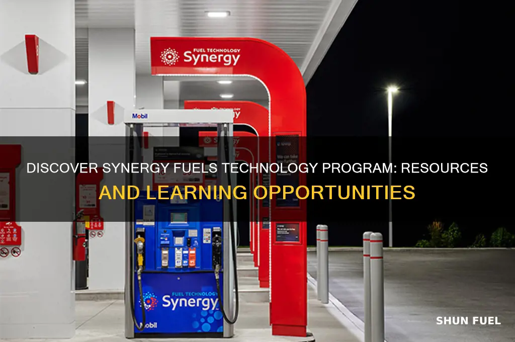 where can i learn more about synergy fuels technology program