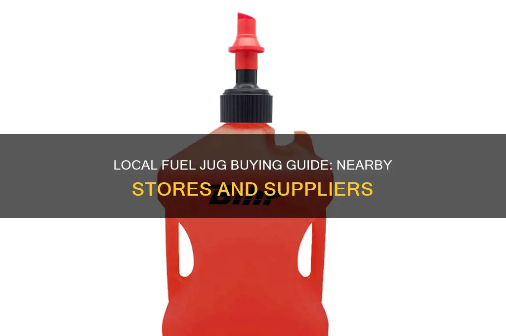 where can i purchase a fuel jug locally