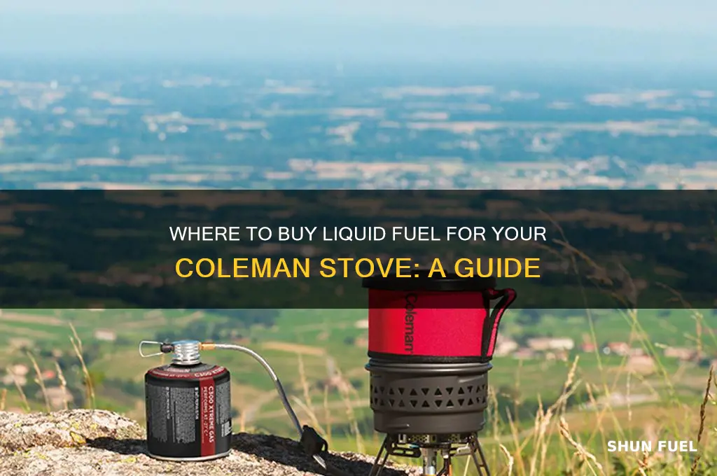 where can i purchase liquid fuel for my coleman stove