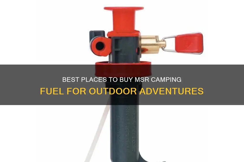where can i purchase msr camping fuel