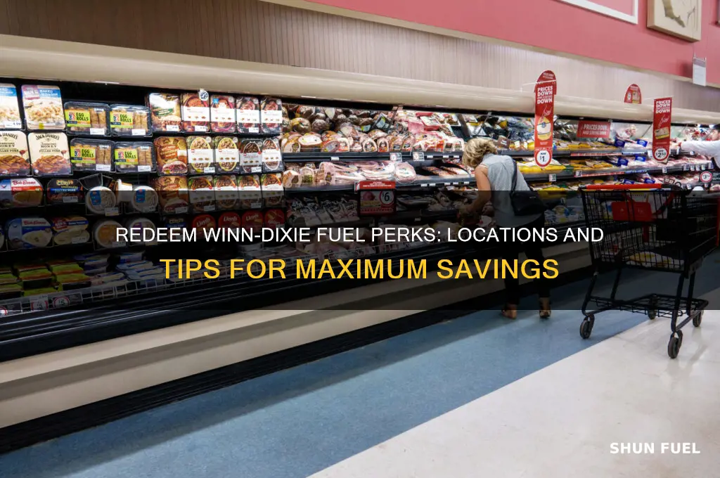 where can i redeem winn dixie fuel perks