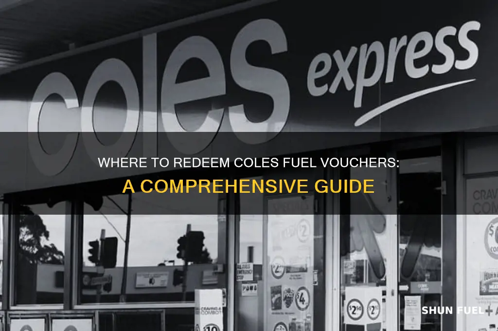 where can i use coles fuel vouchers