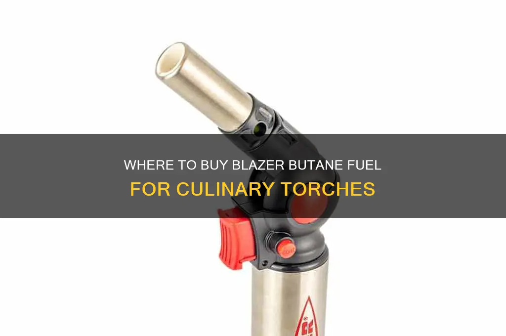 where can you buy blazer butane fuel for culinary torch