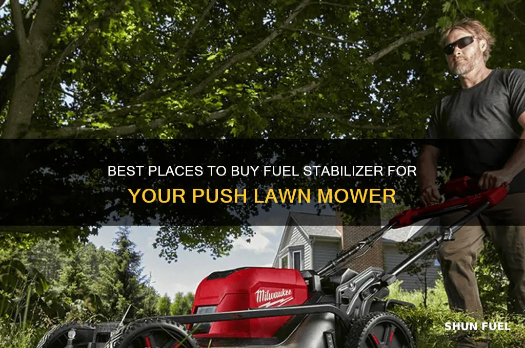where can you purchase fuel stabilizer for push lawn mower