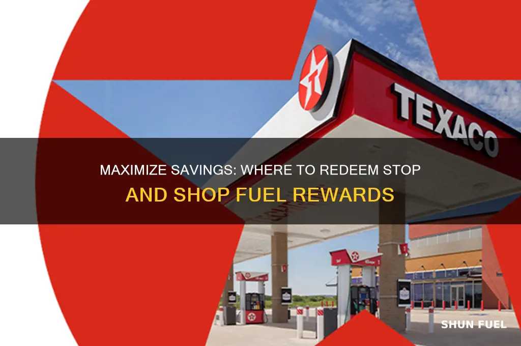 where can you use stop and shop fuel rewards