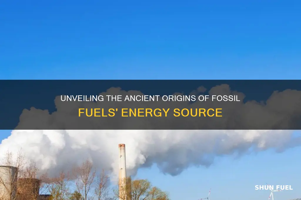 where do fossil fuels get their energy from