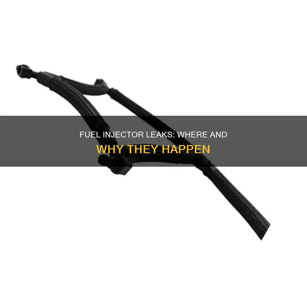 where do fuel injectors leak from