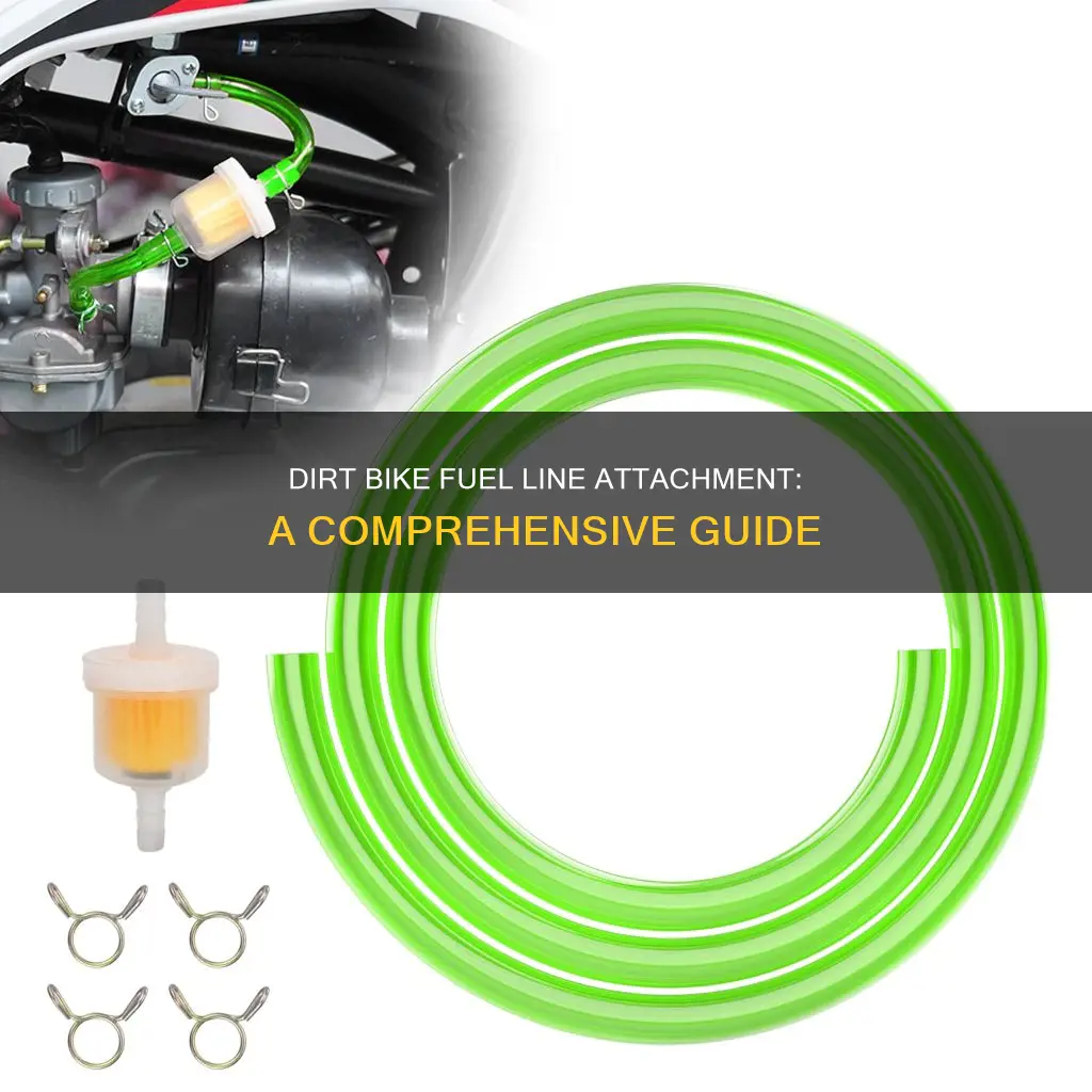 where do fuel lines attach to carbs on dirt bike