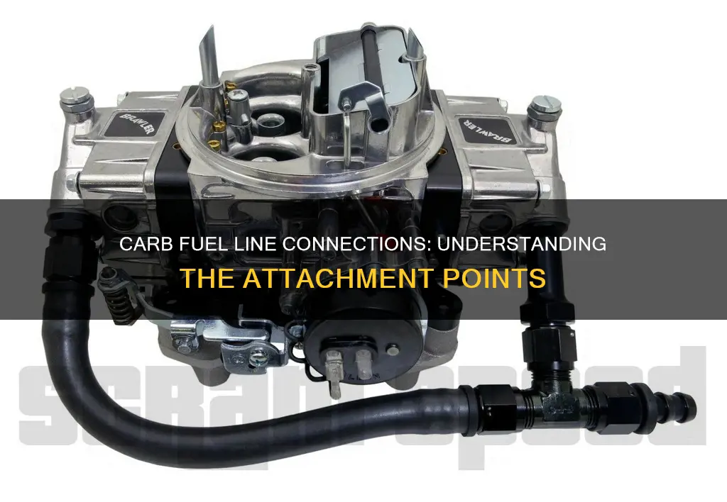 where do fuel lines attach to carbs