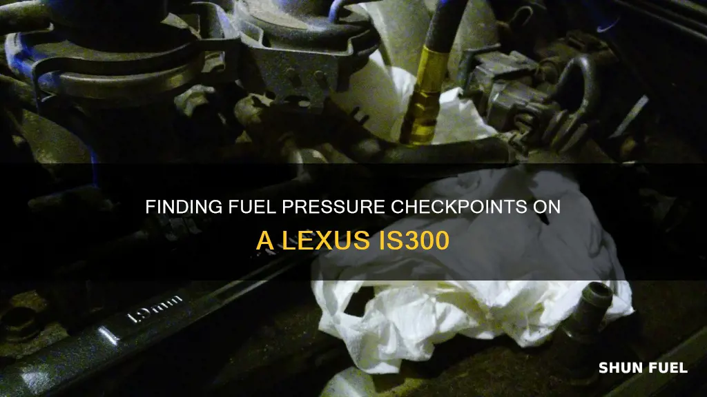 where do i check fuel pressure 01 lexus is300